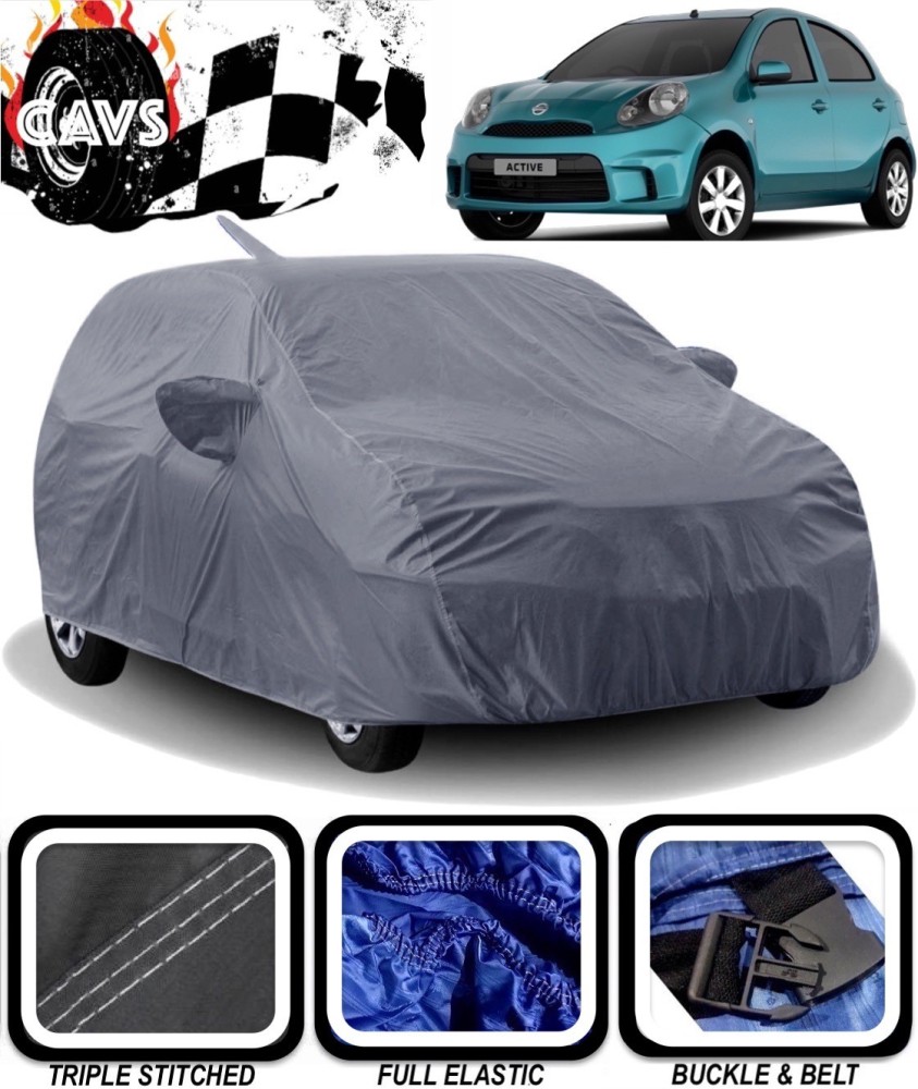 CAVS Car Cover For Nissan Micra Active (With Mirror Pockets) Price
