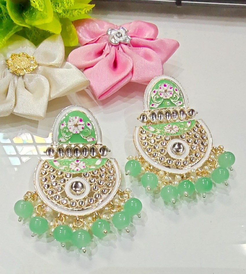 Meenakari 2024 earrings flipkart