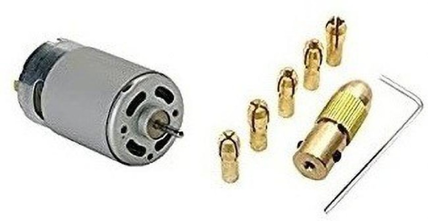 Electronic Spices DC 12V 10000rpm 775 Motor Micro DC Motor 5mm Shaft Motor  with 12v 2amp adapter Electronic Components Electronic Hobby Kit Price in  India - Buy Electronic Spices DC 12V 10000rpm