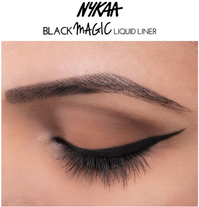 Nykaa Get Winged Eyeliner (Black Swan-01)| Review & Swatch - Zig Zac Mania