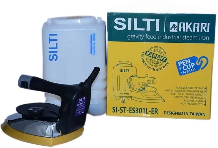 SILTI by ES 301 ER Steam press Latest 2022 BIG BASE STEAM IRON steam Pro FOR EXTRA STEAM 1600 W Steam Iron