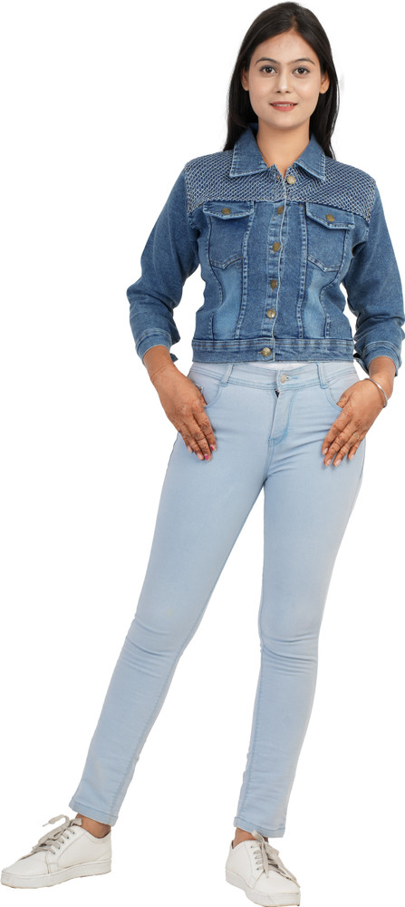 Zara Angel Full Sleeve Embroidered Women Denim Jacket Buy Zara Angel Full Sleeve Embroidered Women Denim Jacket Online at Best Prices in India Flipkart