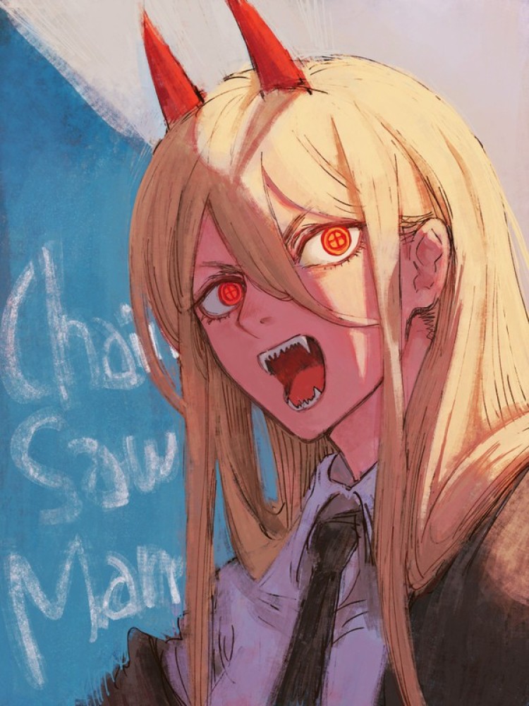 Chainsaw Man Anime Chainsawman Girl Manga Power Matte Finish