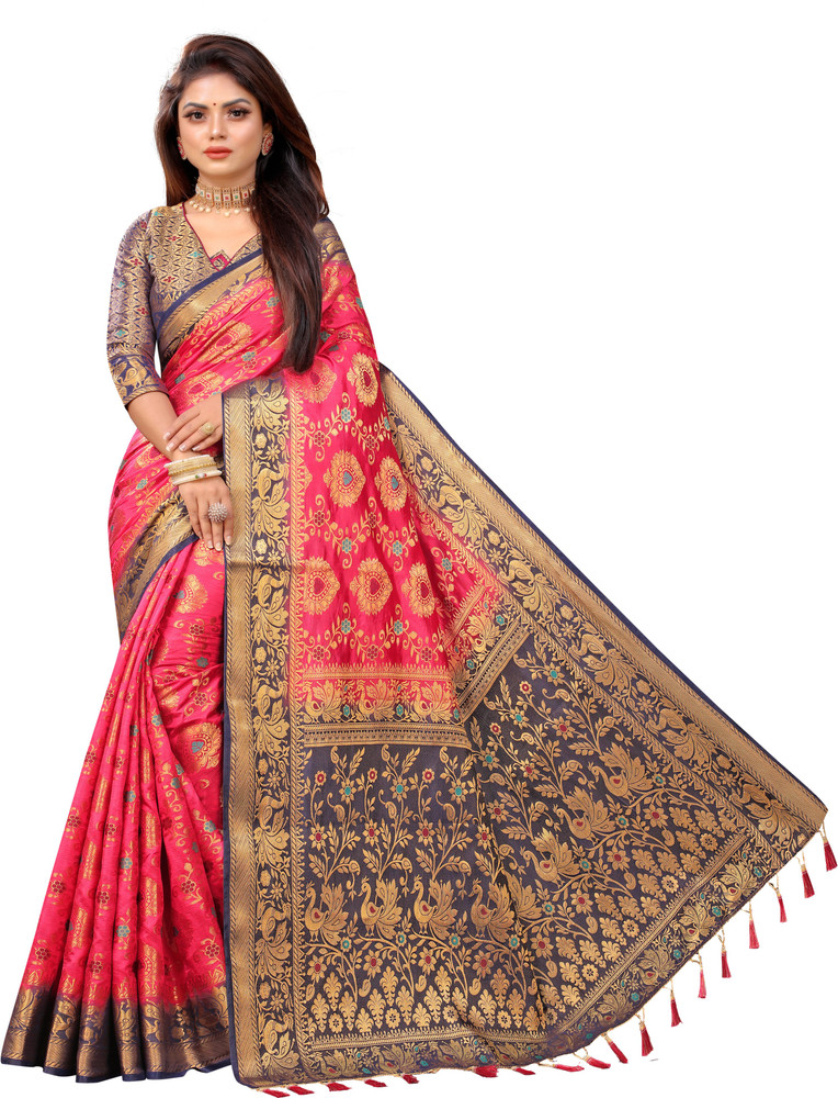 Details 172+ flipkart banarasi cotton silk saree vietkidsiq.edu.vn