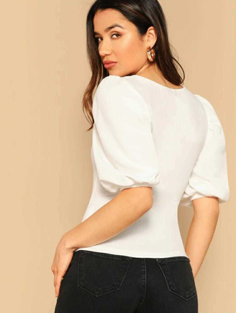 Dream Beauty Fashion Casual Solid Women White Top Buy Dream