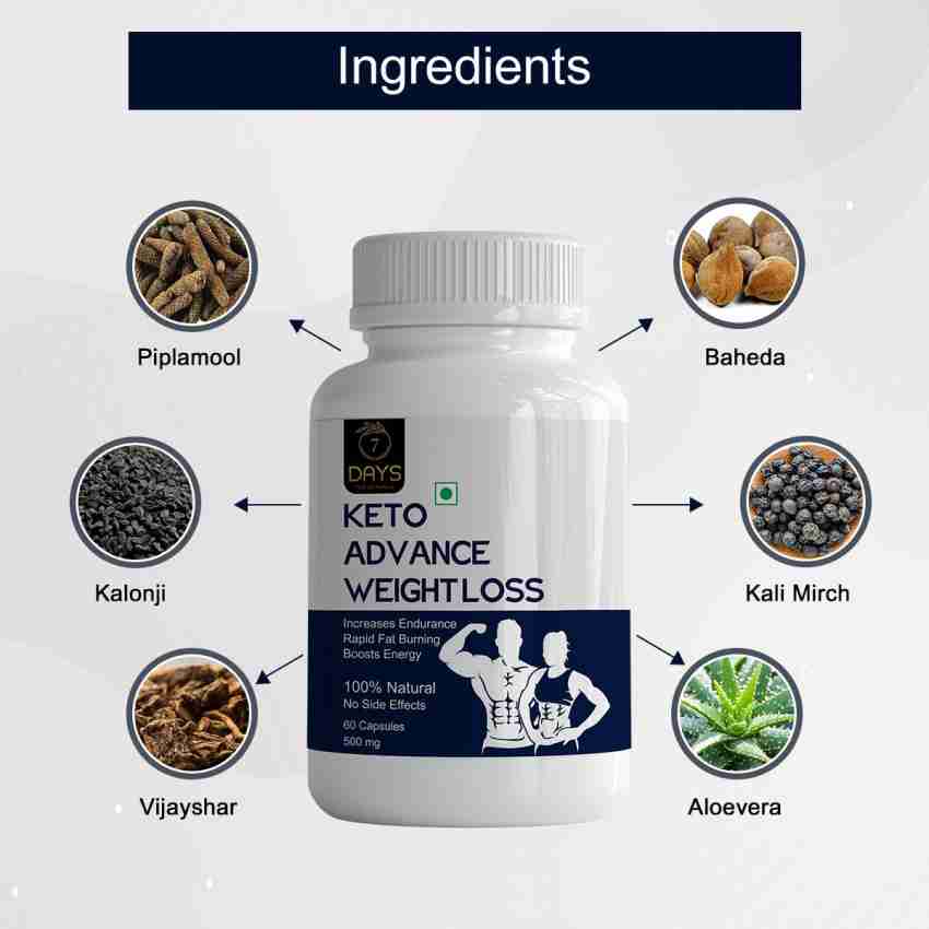 7 Days Keto Advance Weight Loss Capsule Price in India Buy 7