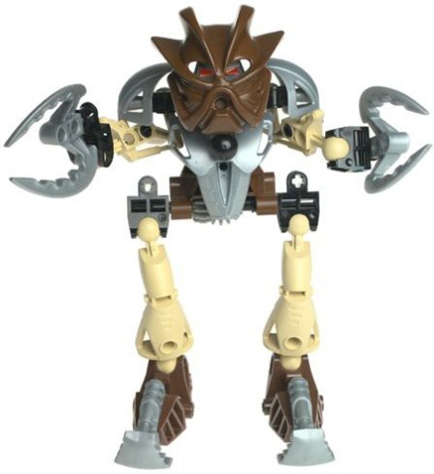 LEGO Bionicle TOA Super NUVA Figure #8568 Pohatu Brown - Bionicle