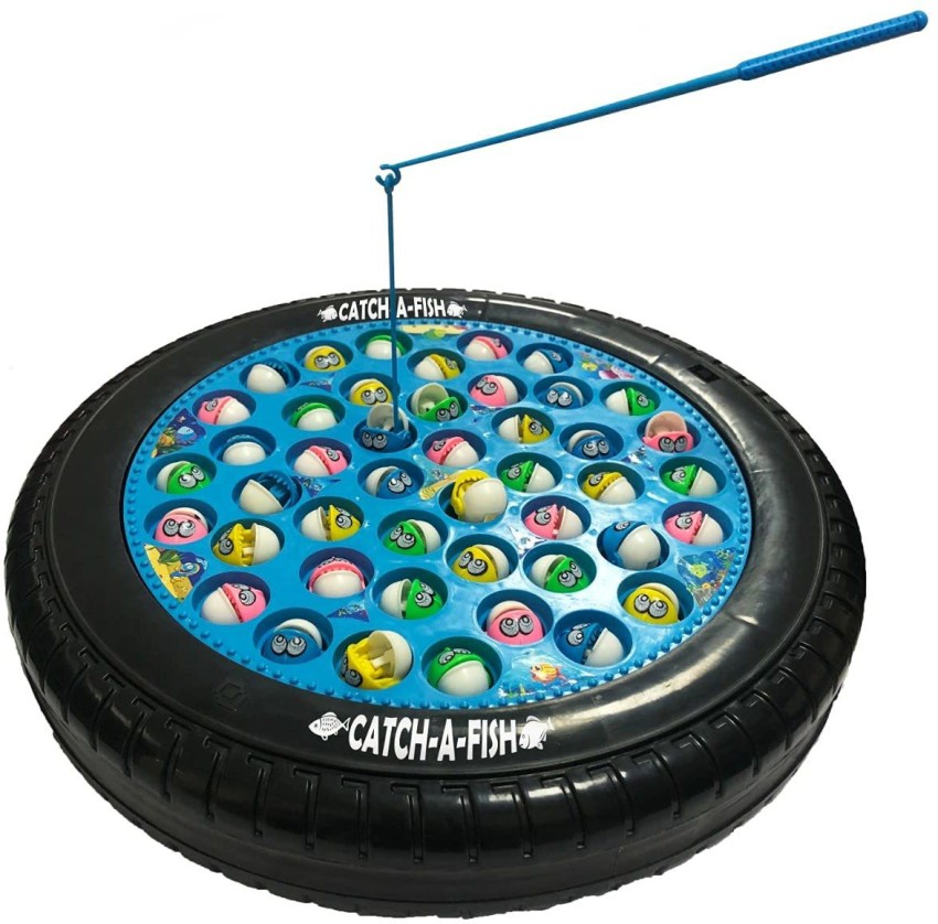 Braintastic Big Round Pond Fish Catching Game with Music 45 Fishes 4  Catching Pods for Kids Party & Fun Games Board Game - Big Round Pond Fish  Catching Game with Music 45 Fishes 4 Catching Pods for Kids . shop for  Braintastic products in India