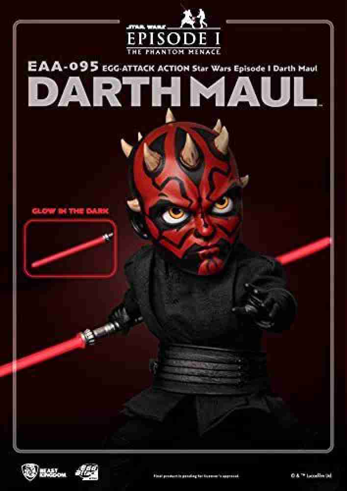  Beast Kingdom Star Wars: The Phantom Menace: Darth Maul EAA-095  Egg Attack Action Figure, Multicolor : Toys & Games