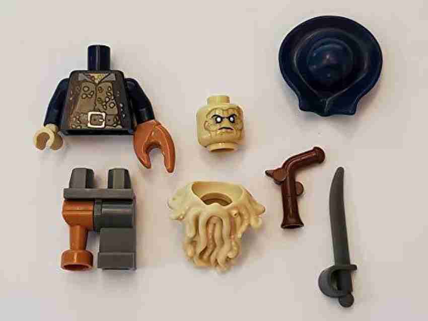 Davy Jones Minifigure Black Pearl Pirates of the fashion Caribbean