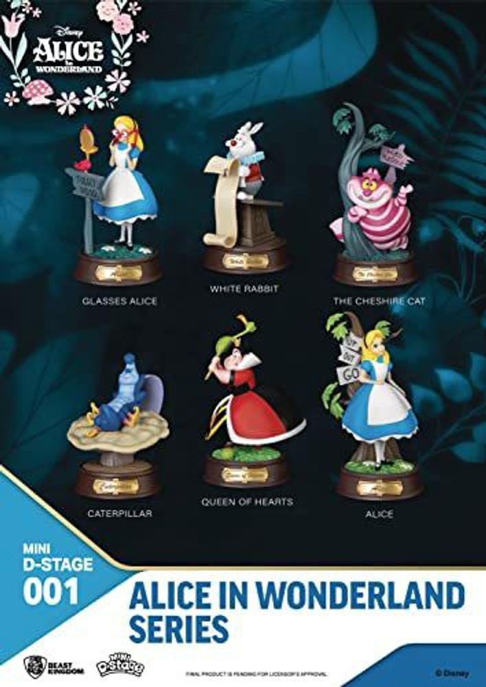 Alice in wonderland mini figures hotsell