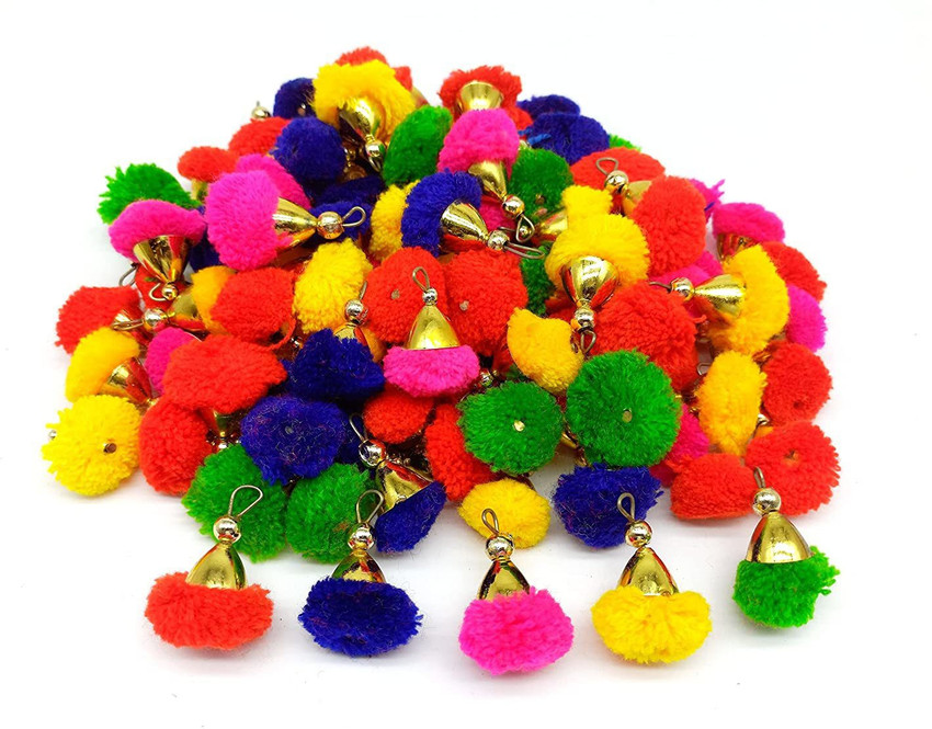 Pom pom earrings flipkart clearance
