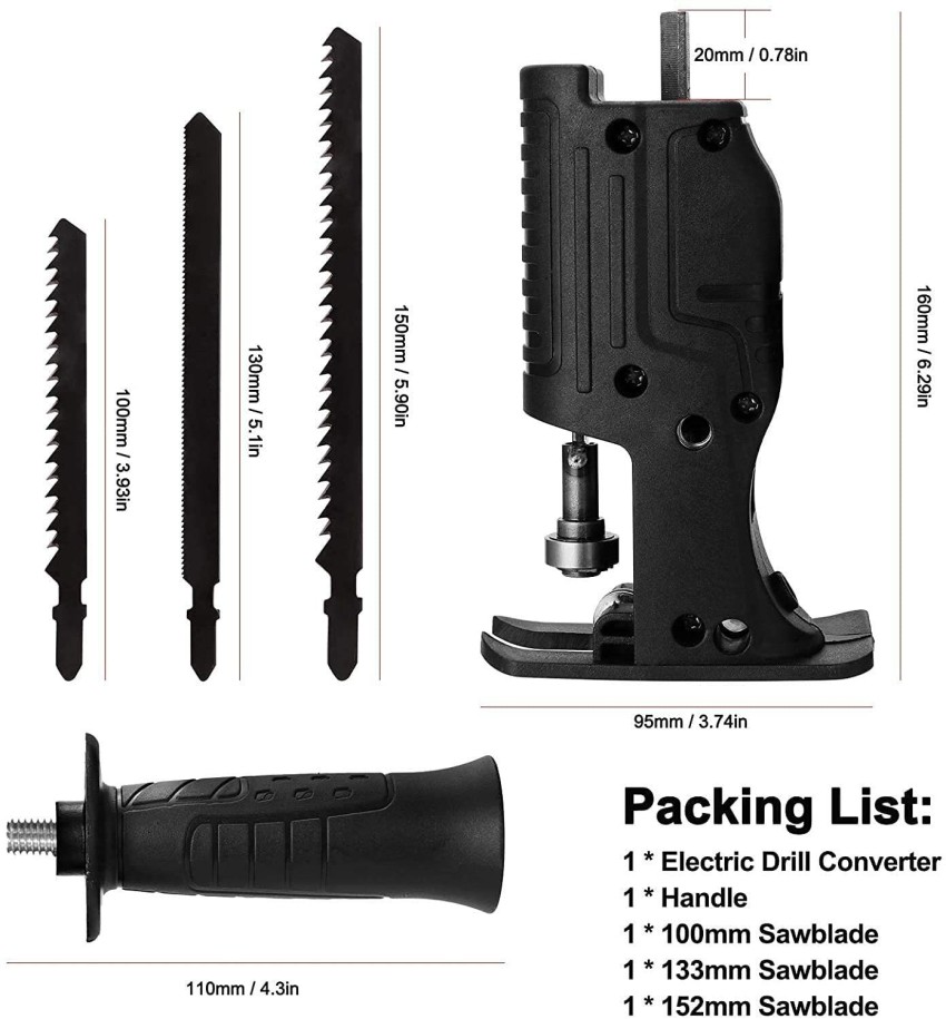 kts12 Reciprocating Saw Adapter Electric Drill Modified Household