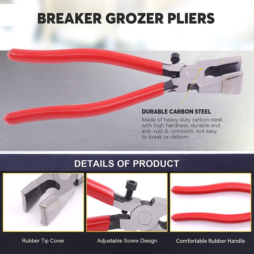 Glass Tile Cutter Cutting Breaking Pliers Multifunctional Glass Cutter Hand  Tool