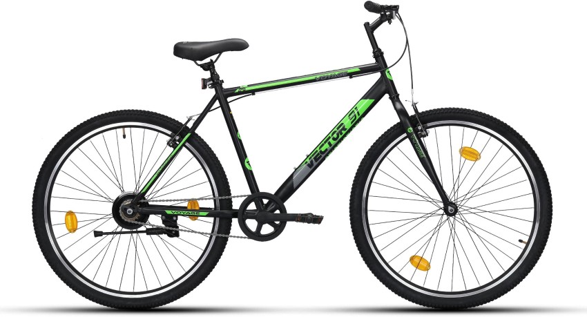 Vector 91 Voyage 29T Black Green Hybrid cycle 29 T Hybrid Cycle City Bike