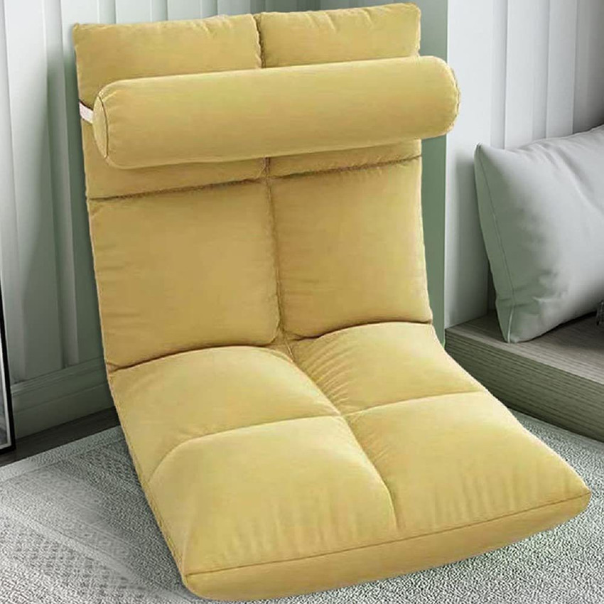 Yellow floor chair cheap