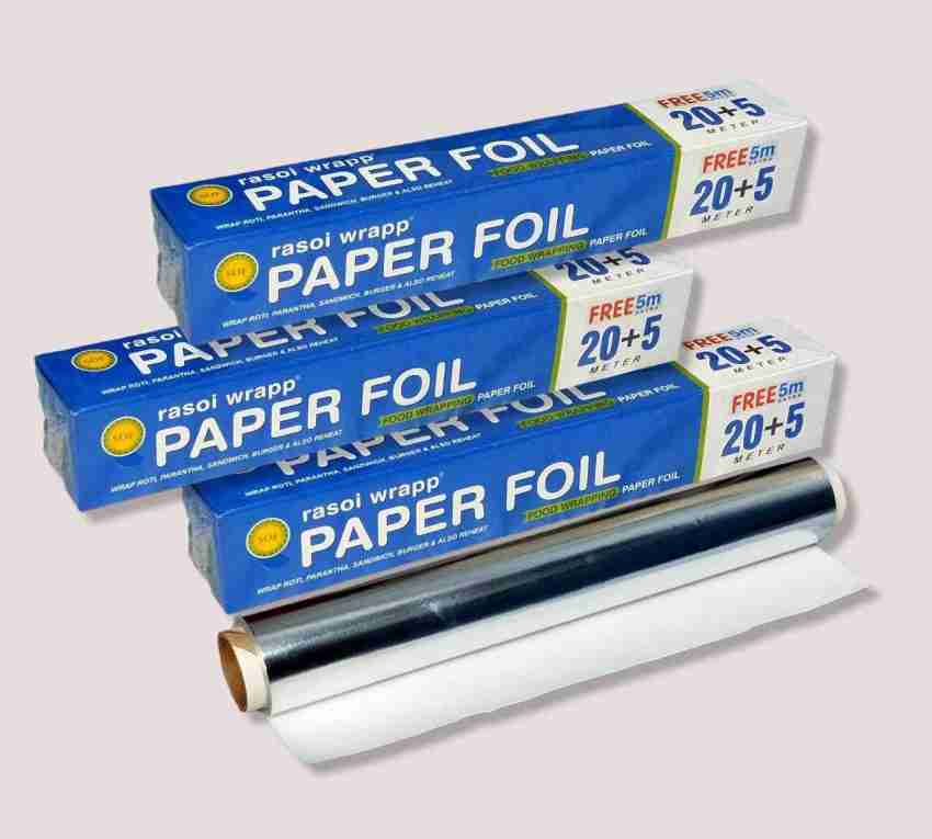 Pure Wraps Butter Paper, Foil Paper Roll, Food Wrapping Paper