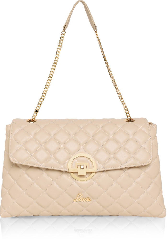 Accessorize London Women's Oversized White Ayda Quilted Adjustable Sho