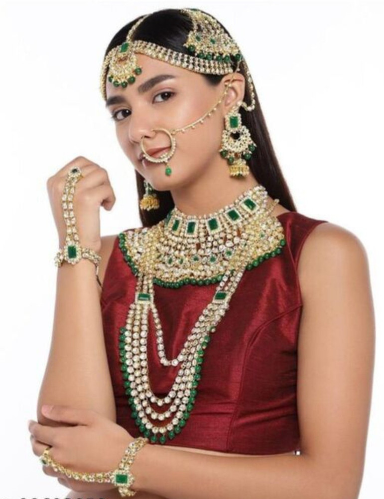 Bridal jewellery set flipkart cheap