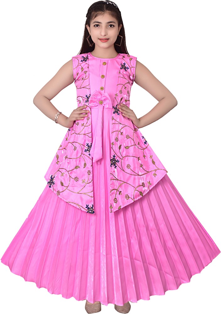 MOHINI CREATION Women Gown Pink Dress  Buy MOHINI CREATION Women Gown Pink  Dress Online at Best Prices in India  Flipkartcom