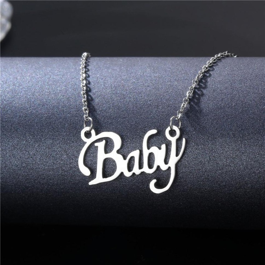 Silver chain for hot sale baby girl