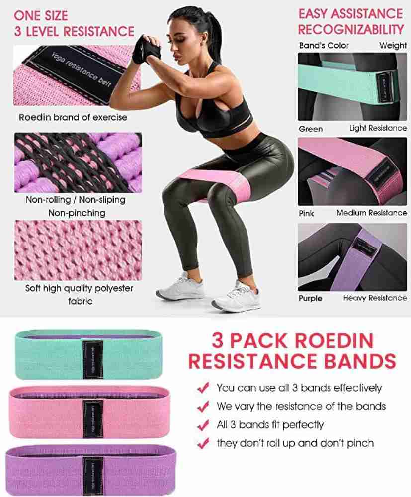 Cotton Resistance Bands (Pack of 3)