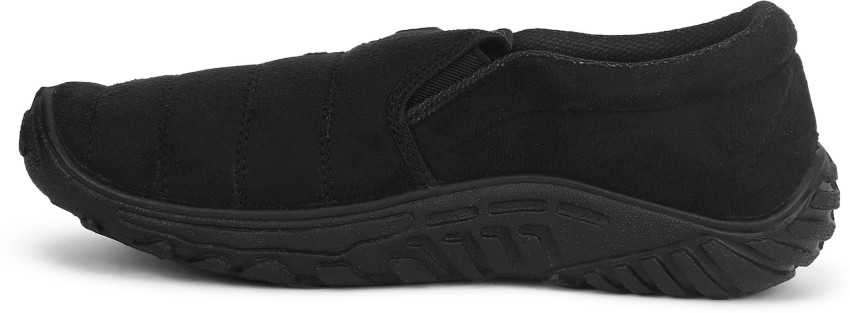 Black canvas shoes bata best sale