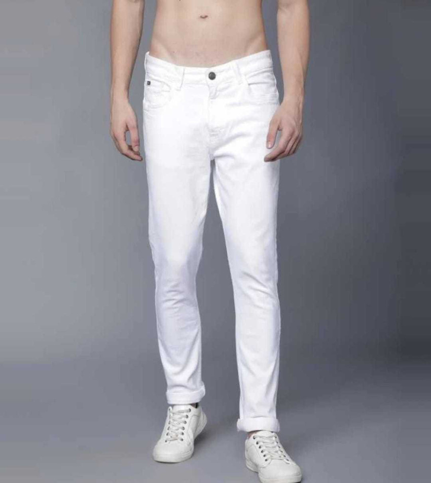 White jeans flipkart deals