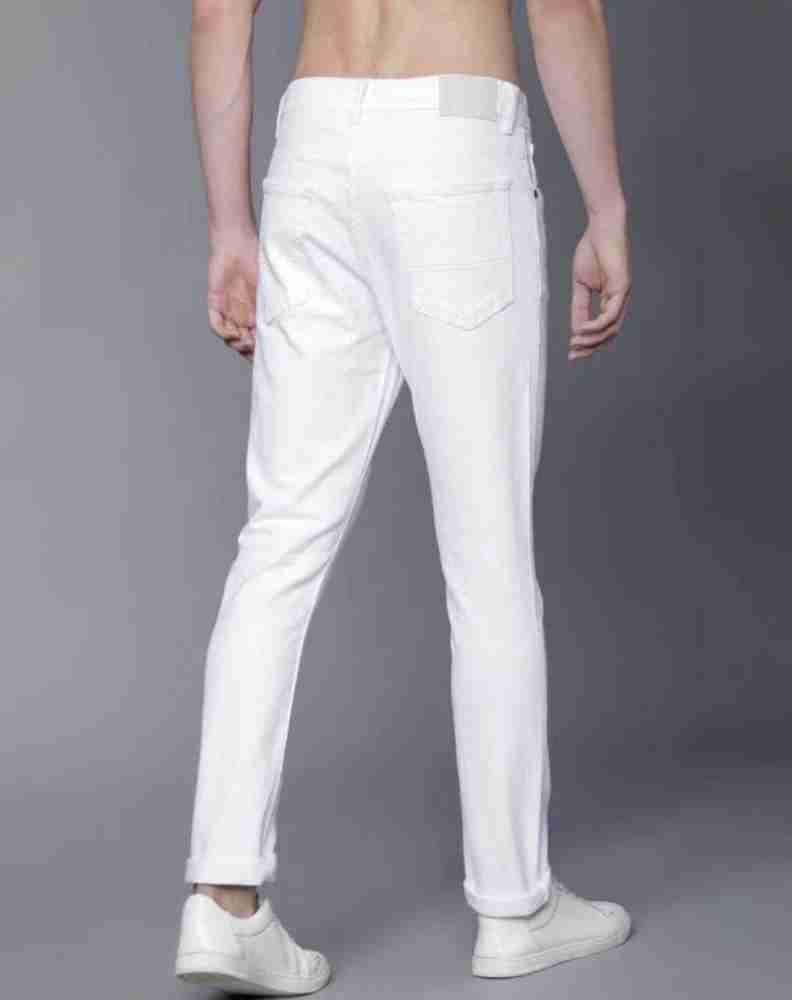 Jeans pant outlet white colour