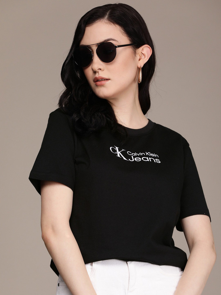 Calvin klein t shirt topshop clearance