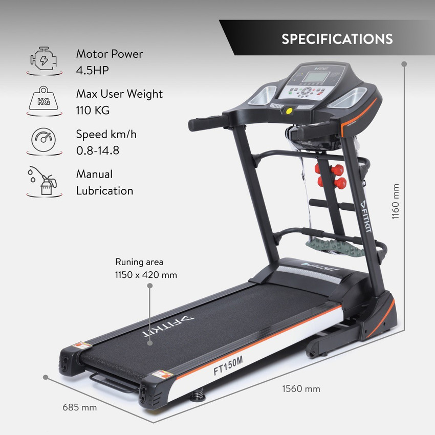 Fitkit 2025 treadmill flipkart