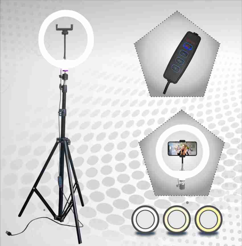 airtech 10 LED ring light stand for making reels youtube videos