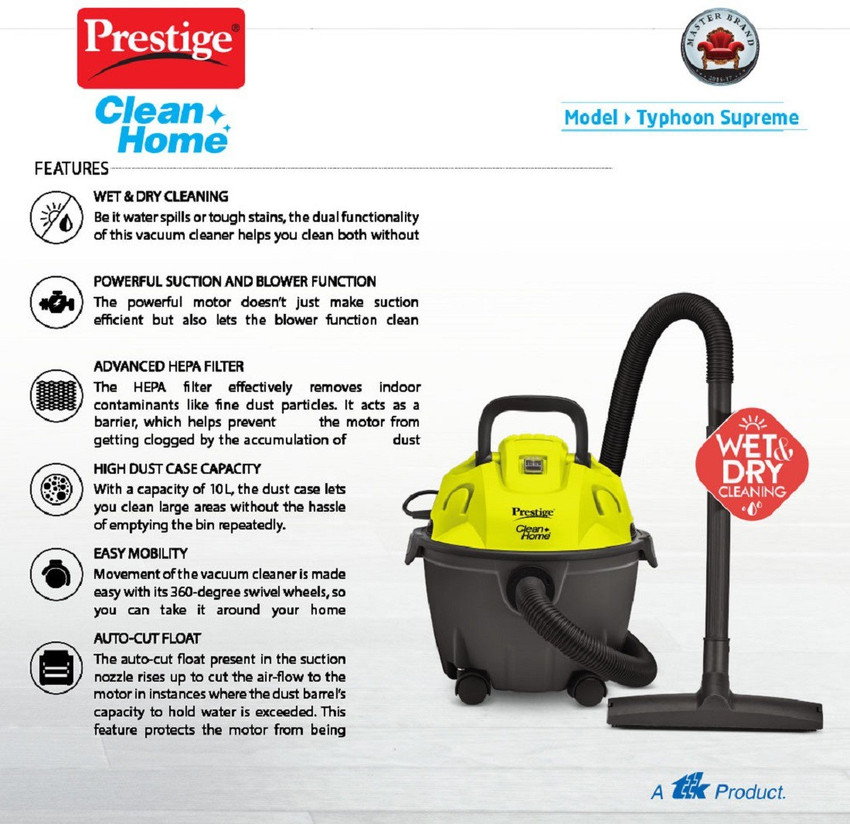 Prestige vacuum clearance cleaner flipkart