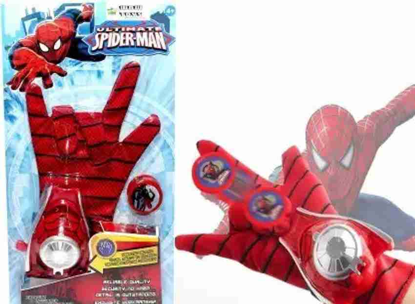 3dseekers Devil Spiderman Gloves with Disc Launcher web shooter
