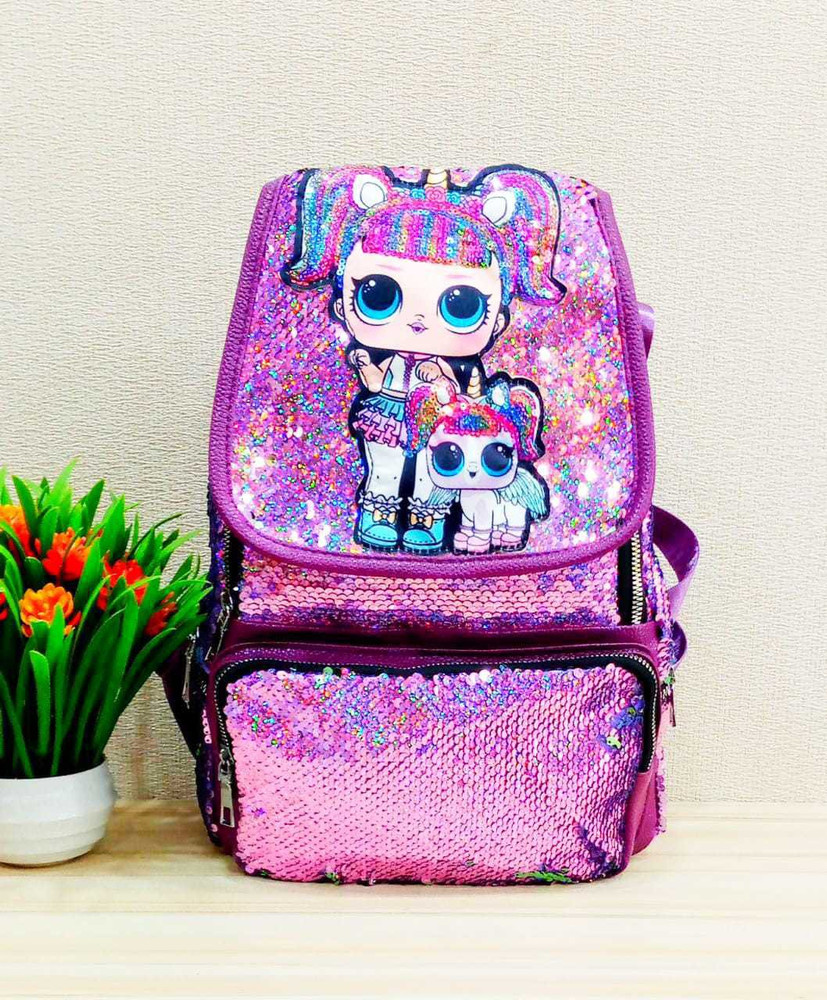 Priceless Deals Cute Unicorn Themed Sequin Backpack Shimmer Bags