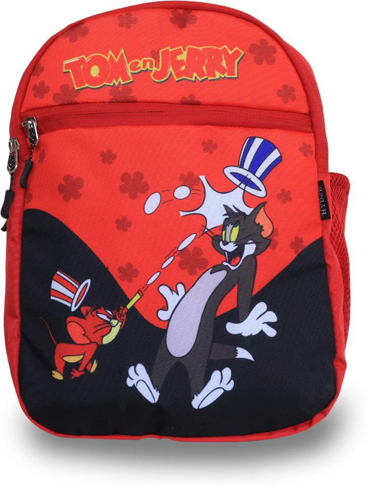 Flipkart Hyder Kid s Tom En Jerry Cartoon SchoolBag Backpack for Kids Best Stylish Casual Waterproof School Bag School Bag