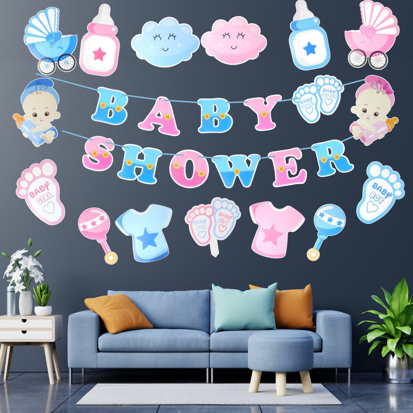 Baby room top paper decoration