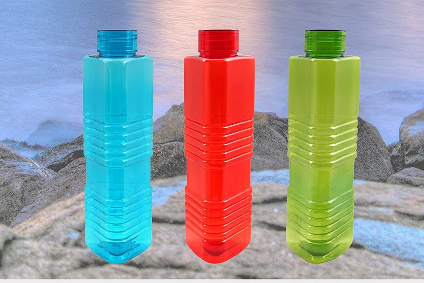 KNV Triangle Shape Water Bottle Set for Home Fridge Office College & Gym  1000 ml Bottle - Buy KNV Triangle Shape Water Bottle Set for Home Fridge  Office College & Gym 1000