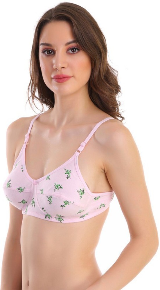 pooja ragenee Pure Cotton Printed Bra Women T-Shirt Non Padded Bra - Buy  pooja ragenee Pure Cotton Printed Bra Women T-Shirt Non Padded Bra Online at  Best Prices in India