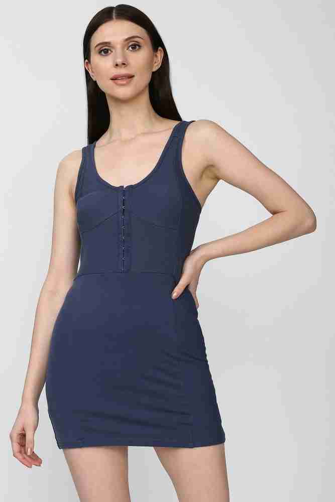 FOREVER 21 Women A line Dark Blue Dress Buy FOREVER 21 Women A line Dark Blue Dress Online at Best Prices in India Flipkart