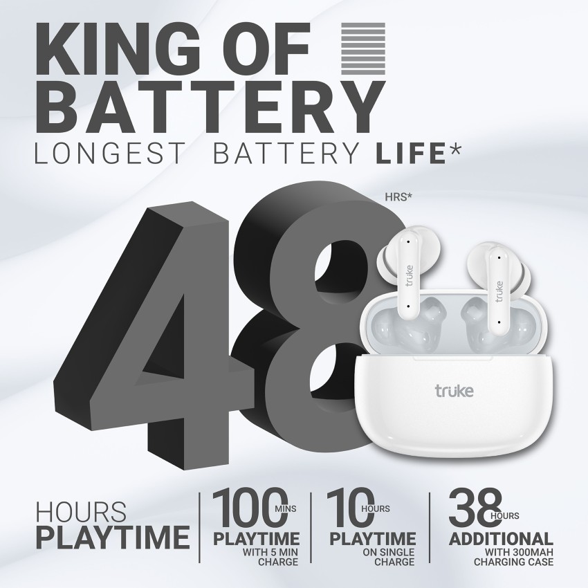 Longest bluetooth earbud online battery life