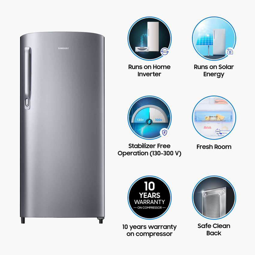 Samsung 2 star top refrigerator power consumption