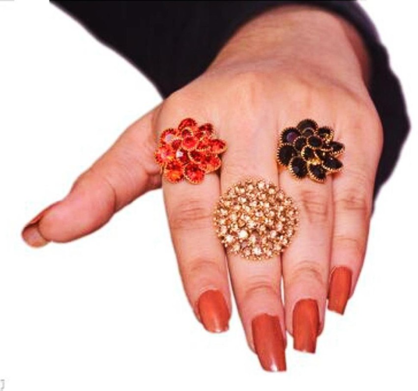 Artificial on sale finger rings