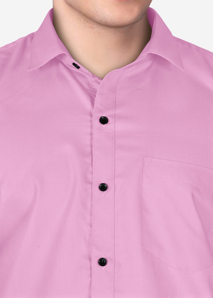 STONEBERG Men Solid Formal Pink Shirt - Buy STONEBERG Men Solid Formal Pink  Shirt Online at Best Prices in India