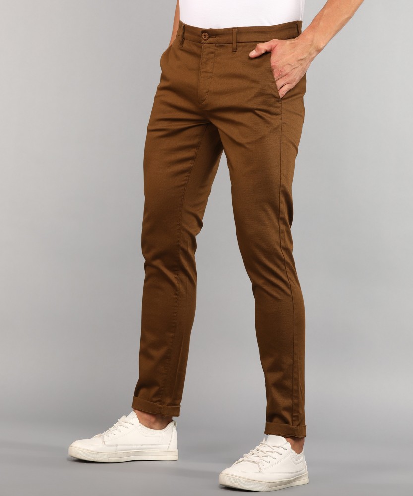 Buy US POLO ASSN Men Slim Fit Cotton Trousers USTR6920Dark Grey28W x  35LDark Grey28 at Amazonin