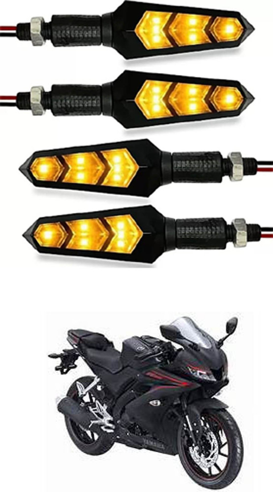 FKOK Rear LED Indicator Light for Yamaha R15 V3 Price in India