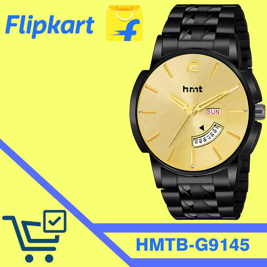 HMT DLX 9145 Pure Black Hands Watches Analog Watch For Men Buy HMT DLX 9145 Pure Black Hands Watches Analog Watch For Men 9145 Analogue Original Day