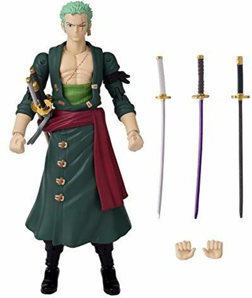 Anime Heroes One Piece Zoro Action Figure 36932 One Piece Zoro