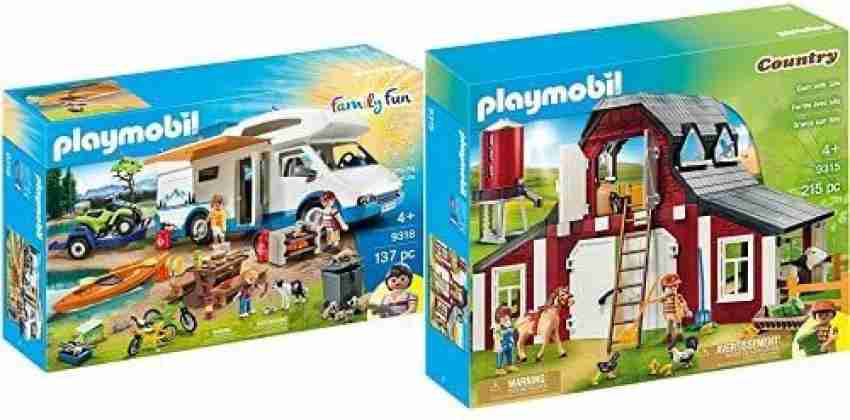 Playmobil camping mega best sale set