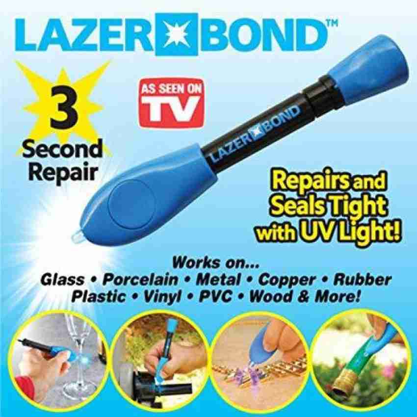 UV light activated laser Glue!? Broken prop, TV ad challenged by  NightFlyyer! Does it work? 